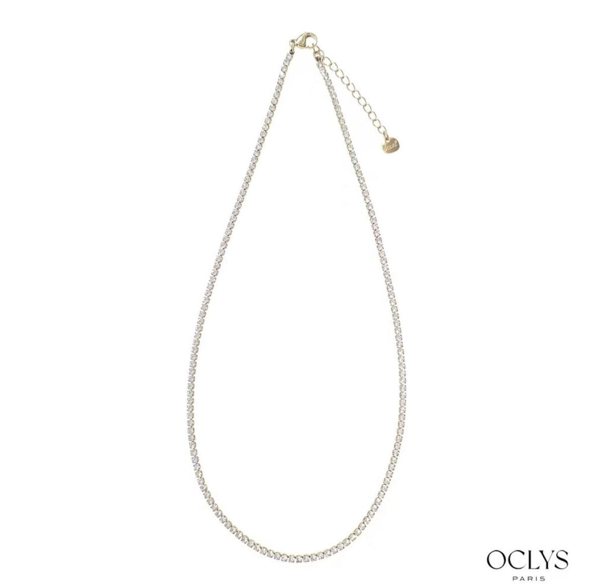 Rhinestone halskæde