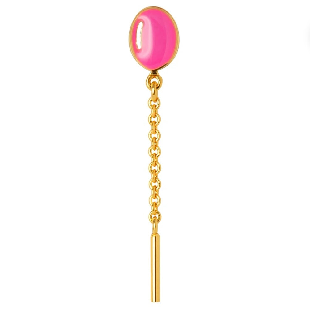 LULU                               Balloon ørering 1 stk forgyldt