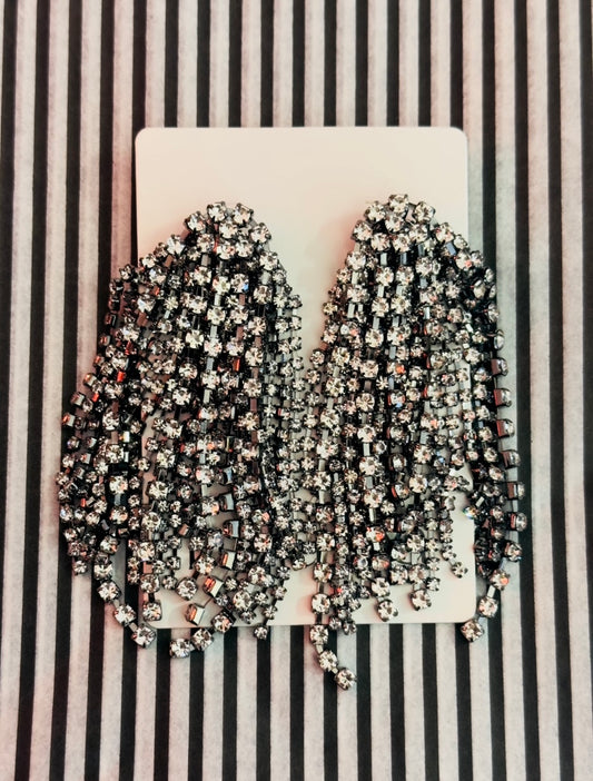 Rhinestone øreringe
