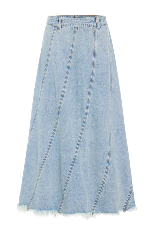 METTE DENIM SKIRT - LIGHT DENIM